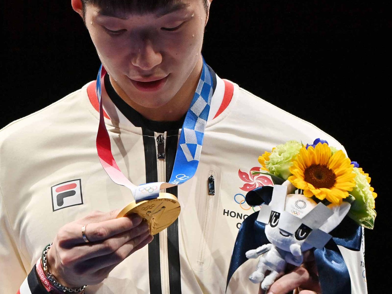Hong Kong’s Cheung Ka-long’s gold medal in the individual foil at Tokyo 2020