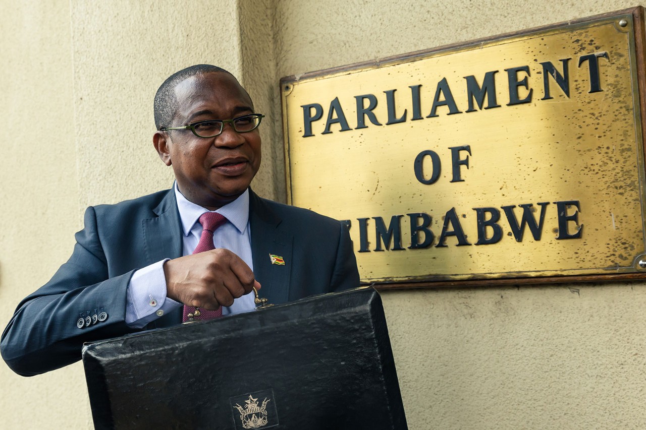 The minister of finance, Mthuli Ncube 'is doing a lot of work to get our economy working again'