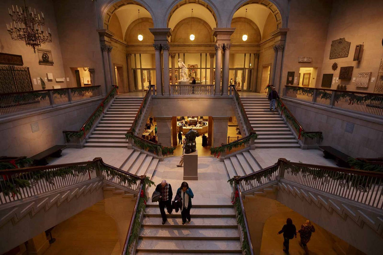 Entrance hall of the Art Institute of Chicago